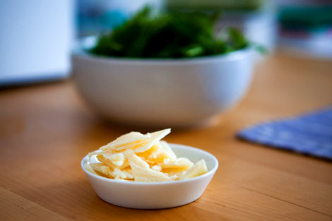 Parmesan und Rucola