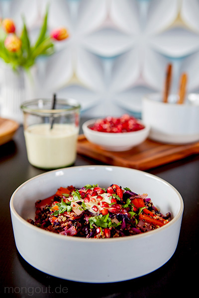 Hammer Quinoa-Salat mit Joghurt-Soße
