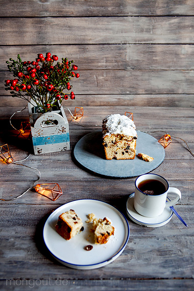 Weihnachtsstollen aus der Kastenform